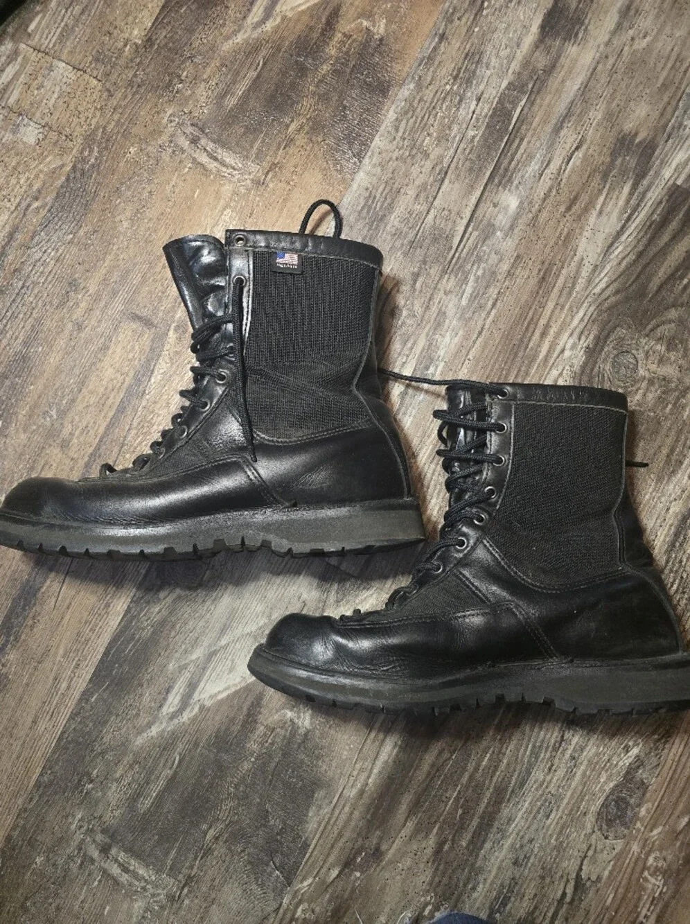 Danner Black Lace-Up Tactical Boots